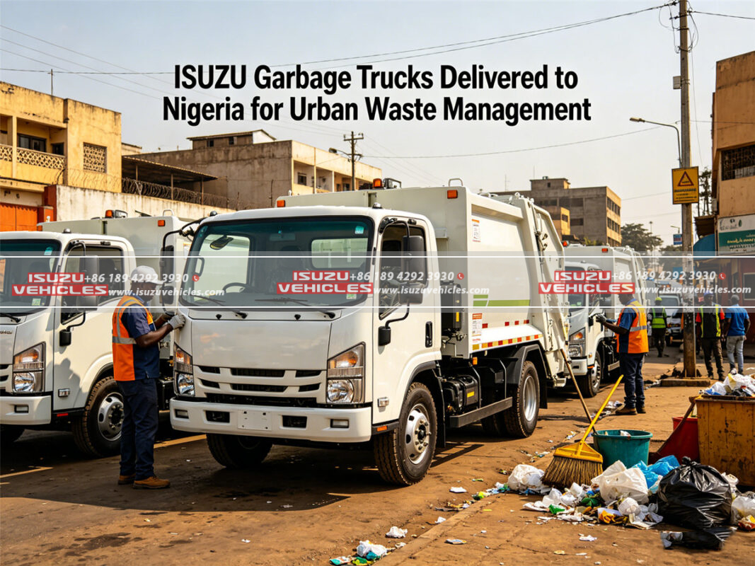 ISUZU Garbage Trucks Delivered to Nigeria for Urban Waste Management