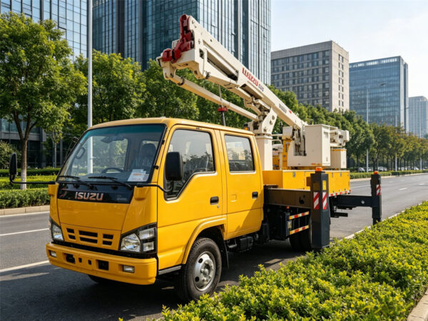 ISUZU Insulated Bucket Mounted Utility Truck
