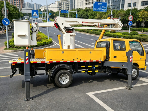 ISUZU Insulated Bucket Mounted Utility Truck Work Now