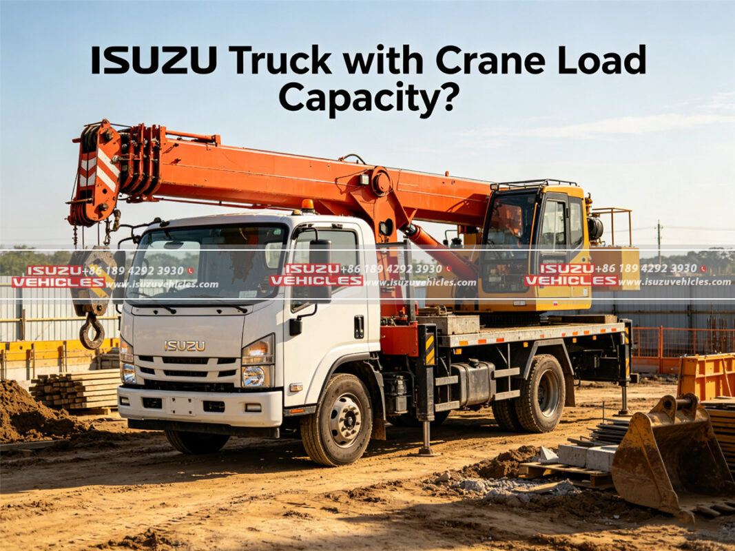 ISUZU Truck with Crane Load Capacity
