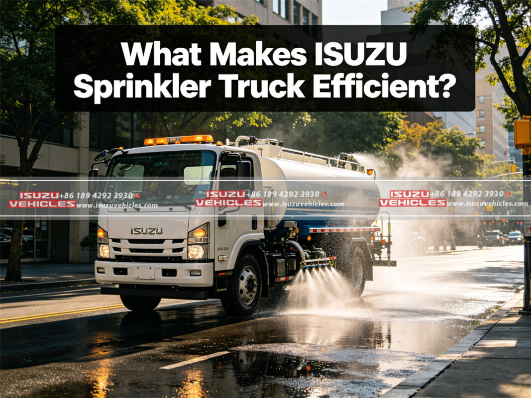 What Makes ISUZU Sprinkler Truck Efficient