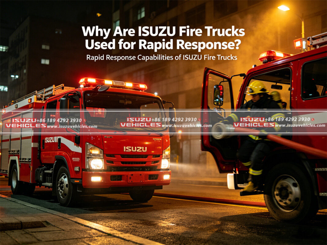 Why Are ISUZU Fire Trucks Used for Rapid Response (2)