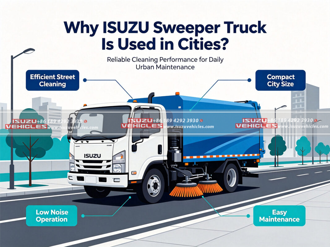 Why ISUZU Sweeper Truck Is Used in Cities?