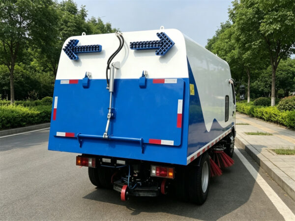ISUZU 8 CBM Street Sweeper Truck Left Back