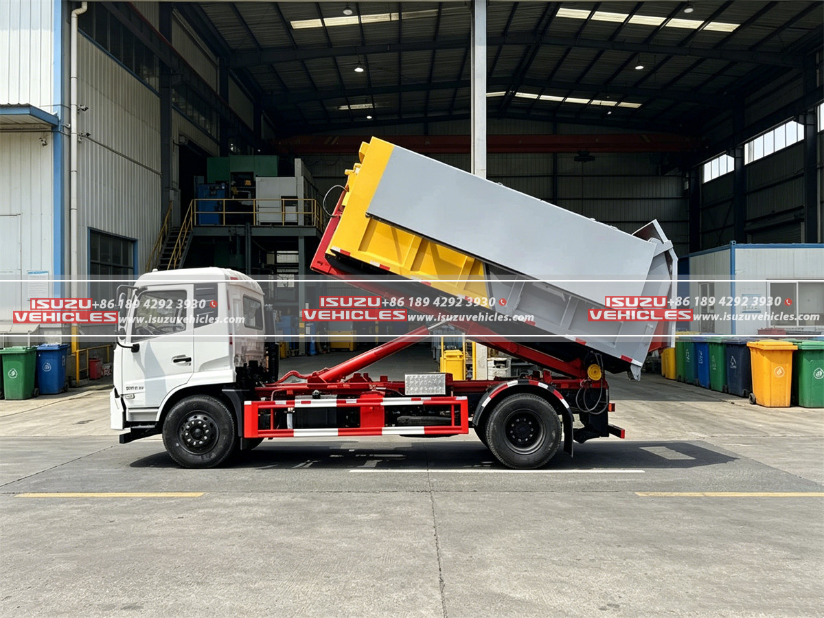 ISUZU 8 Ton Hook Loader Garbage Truck ISUZU 8 Ton Hook Loader Garbage Truck