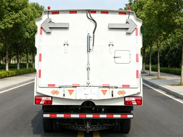 ISUZU 9 CBM Dust Sweeper Truck Back