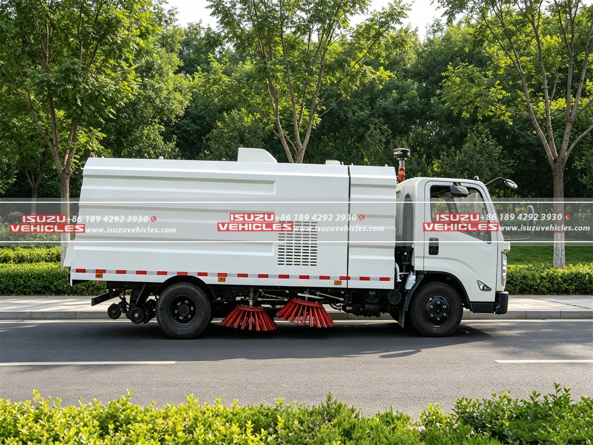ISUZU 9 CBM Dust Sweeper Truck Body ISUZU 9 CBM Dust Sweeper Truck Body