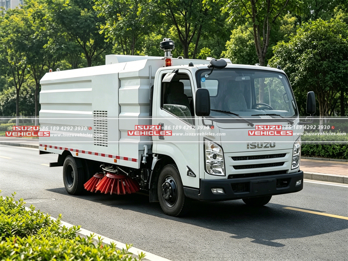 ISUZU 9 CBM Dust Sweeper Truck ISUZU 9 CBM Dust Sweeper Truck