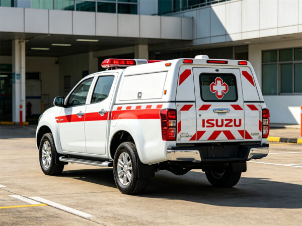 ISUZU D-MAX Emergency Ambulance Truck Back
