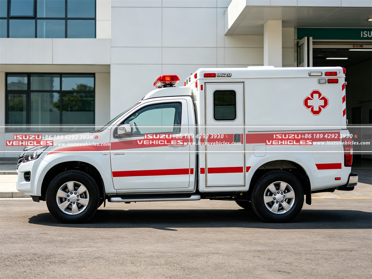 ISUZU D-MAX Emergency Ambulance Truck Body ISUZU D-MAX Emergency Ambulance Truck Body