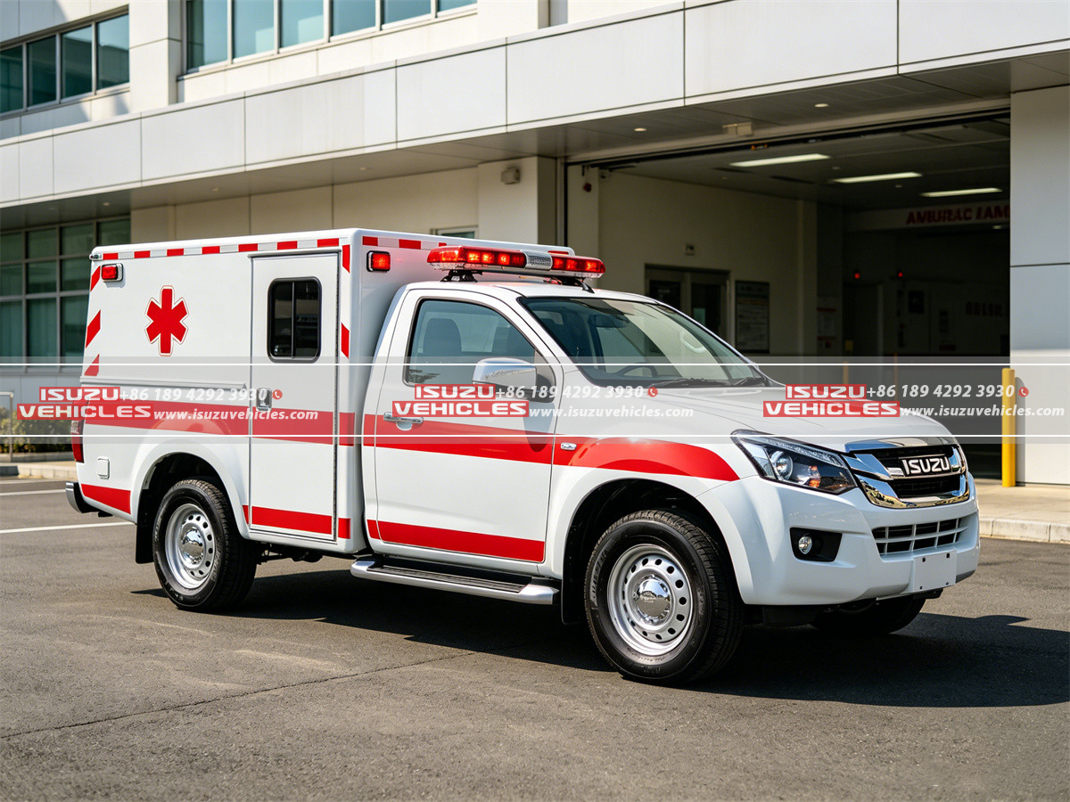 ISUZU D-MAX Emergency Ambulance Truck ISUZU D-MAX Emergency Ambulance Truck