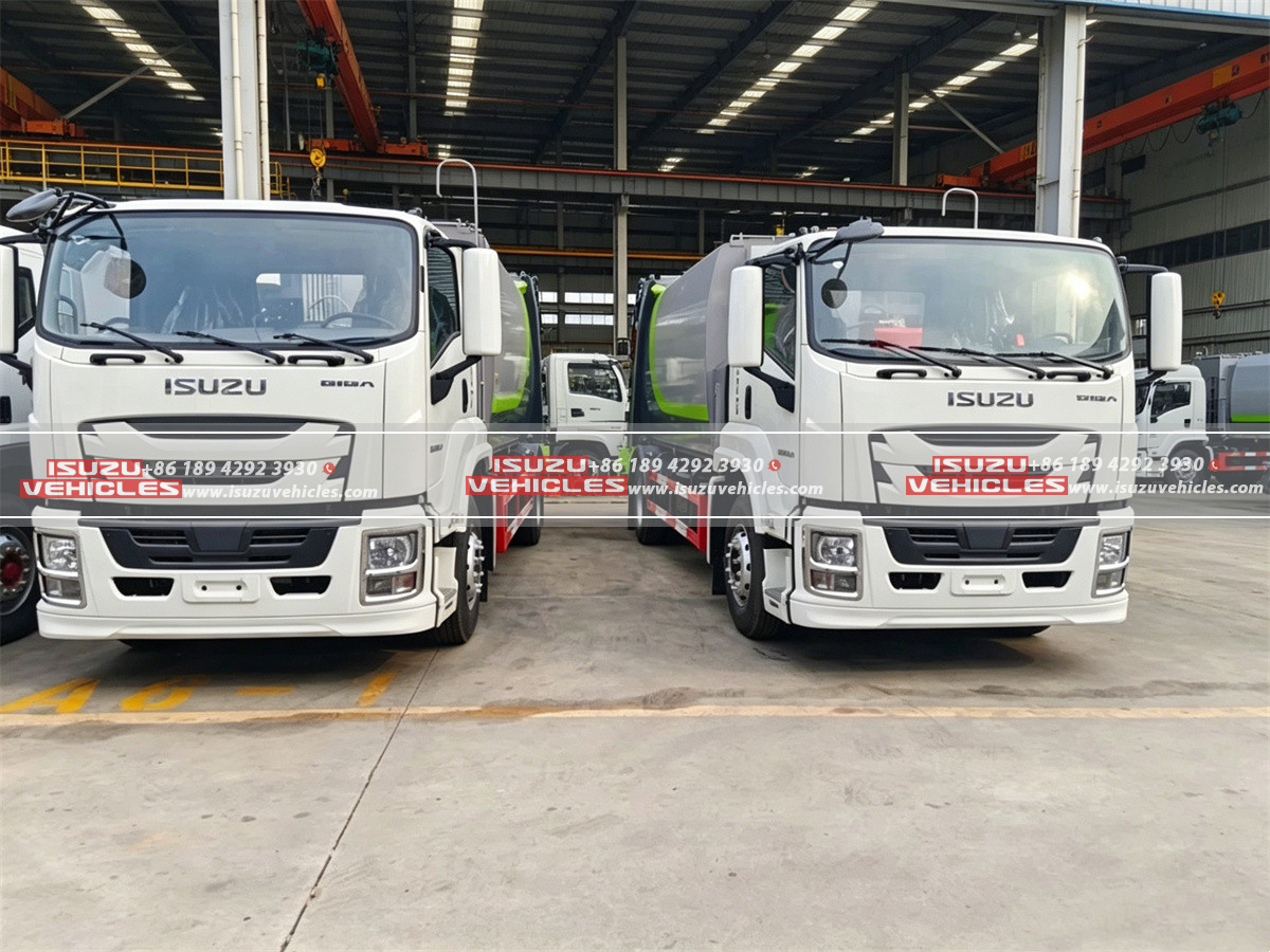 ISUZU GIGA 18 CBM Compactor Garbage Truck Fleet ISUZU GIGA 18 CBM Compactor Garbage Truck Fleet