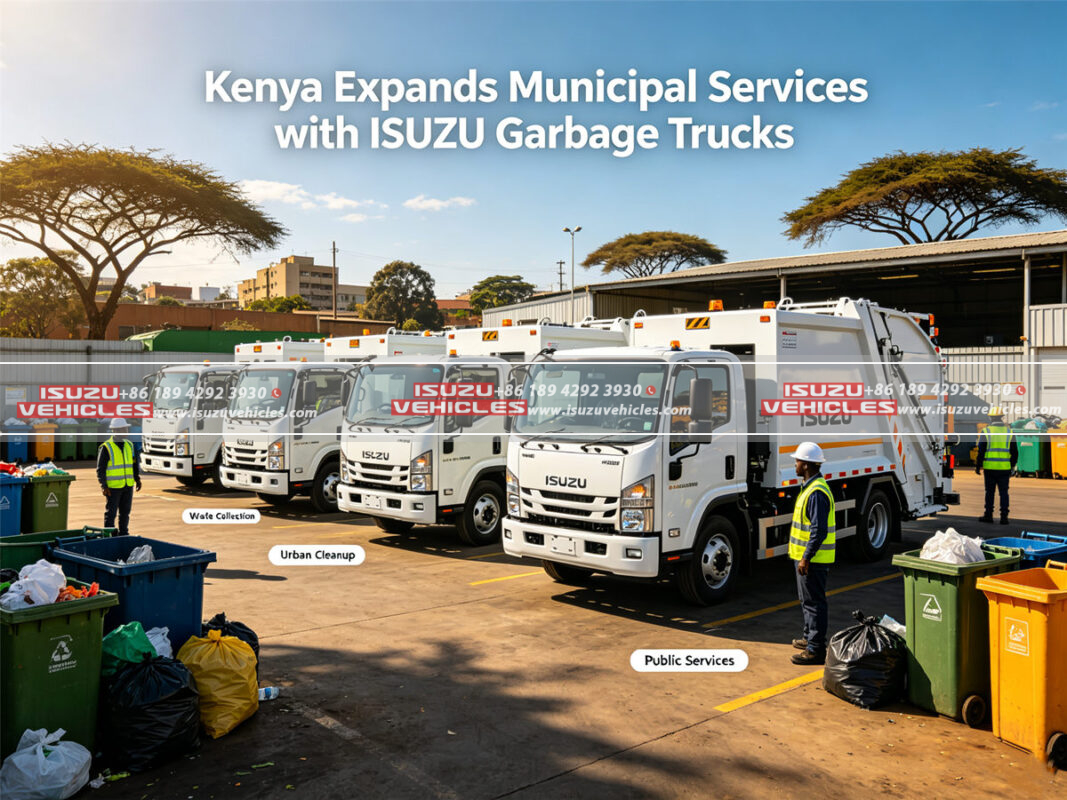 Kenya Expands Municipal Services with ISUZU Garbage Trucks