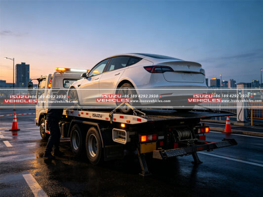 Can an ISUZU Tow Truck Tow Electric Vehicles?