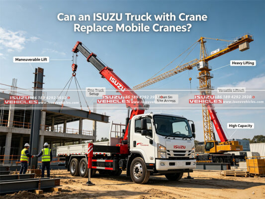 Can an ISUZU Truck with Crane Replace Mobile Cranes?