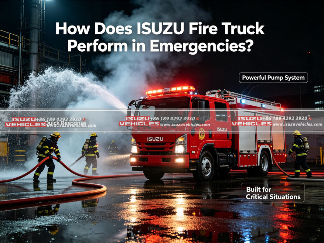 How Does ISUZU Fire Truck Perform in Emergencies