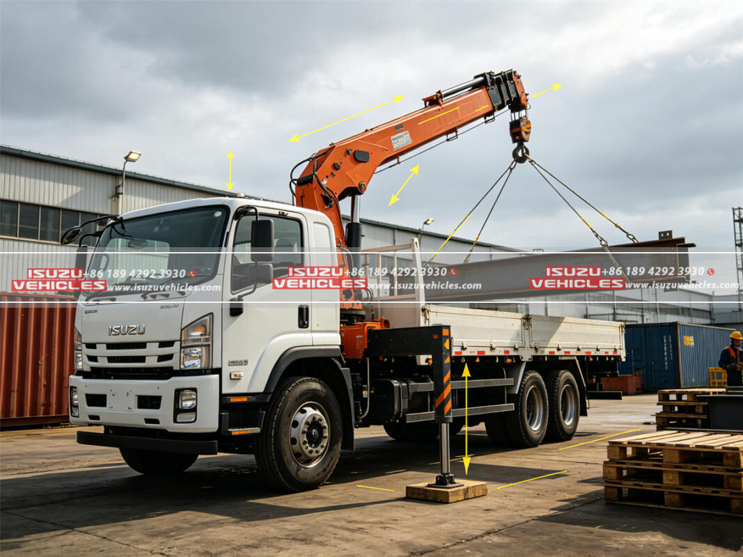 How Much Can an ISUZU Truck with Crane Lift?