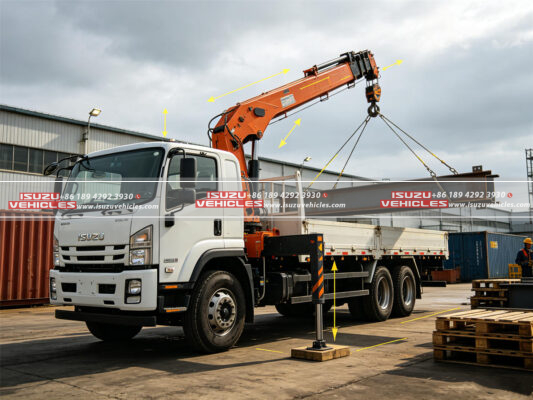 How Much Can an ISUZU Truck with Crane Lift?