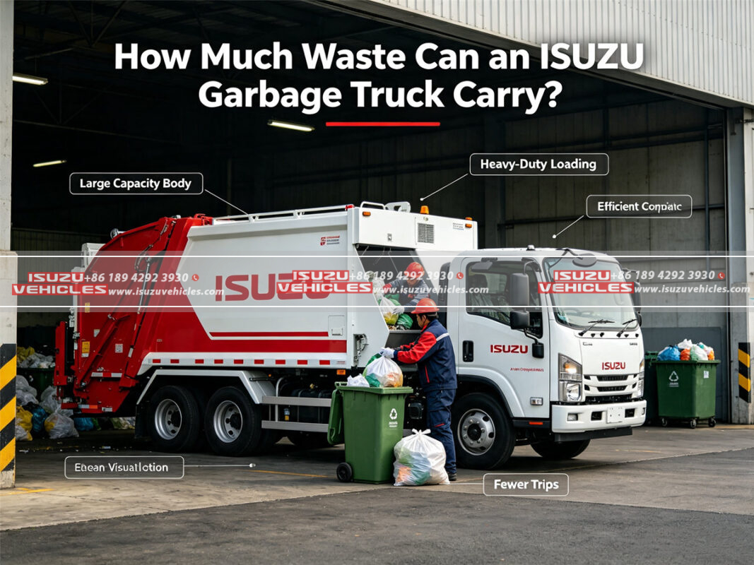 How Much Waste Can an ISUZU Garbage Truck Carry?
