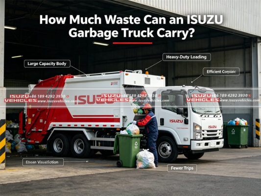 How Much Waste Can an ISUZU Garbage Truck Carry?