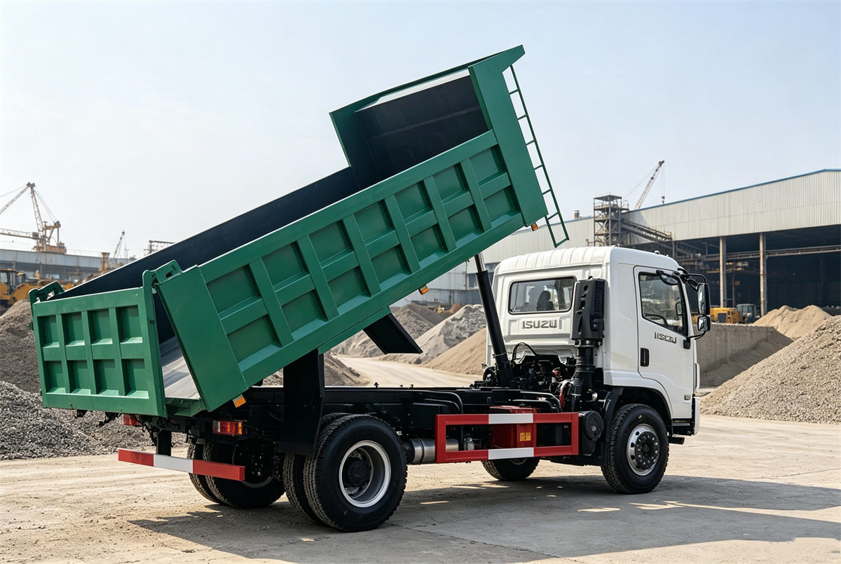 ISUZU 15 Ton Payload Dump Truck Working ISUZU 15 Ton Payload Dump Truck Working