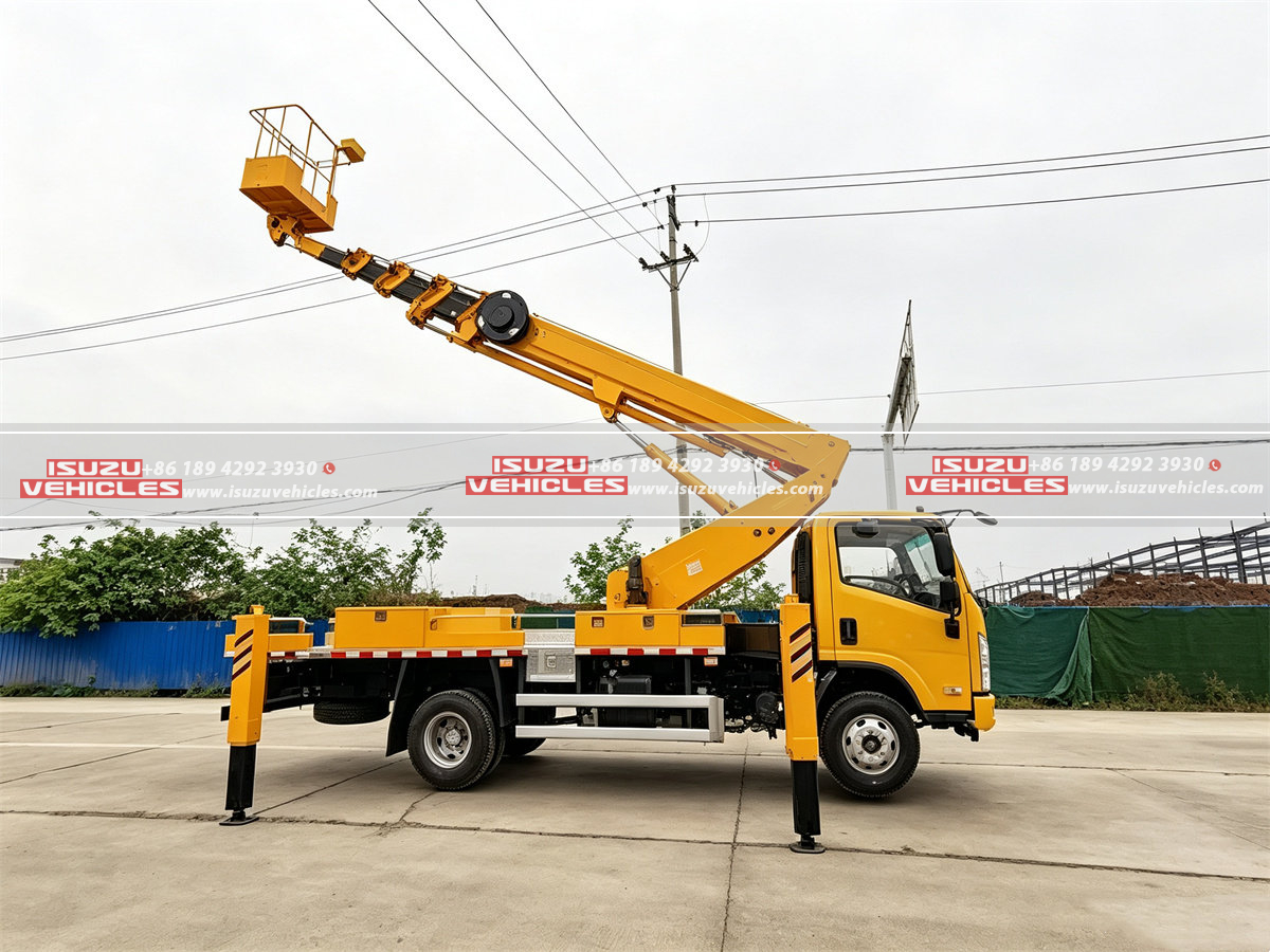 ISUZU 23M Sky Lift Insulated Telescopic Bucket Truck Body (2) ISUZU 23M Sky Lift Insulated Telescopic Bucket Truck Body (2)