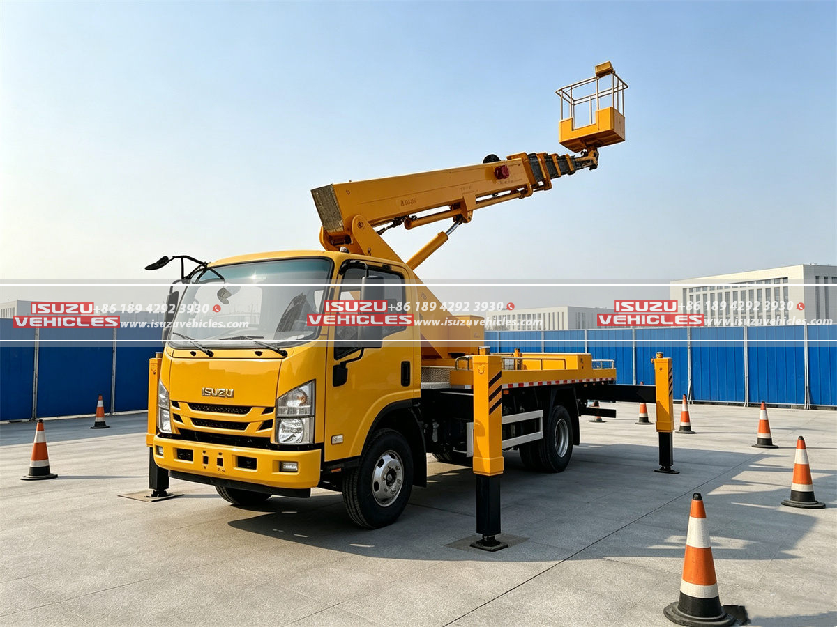 ISUZU 23M Sky Lift Insulated Telescopic Bucket Truck ISUZU 23M Sky Lift Insulated Telescopic Bucket Truck