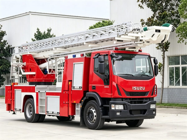 ISUZU 32M Aerial Platform Fire Truck Left