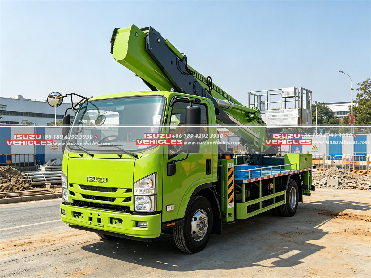 ISUZU 45M Telescopic Aerial Bucket Truck Tractor ISUZU 45M Telescopic Aerial Bucket Truck Tractor