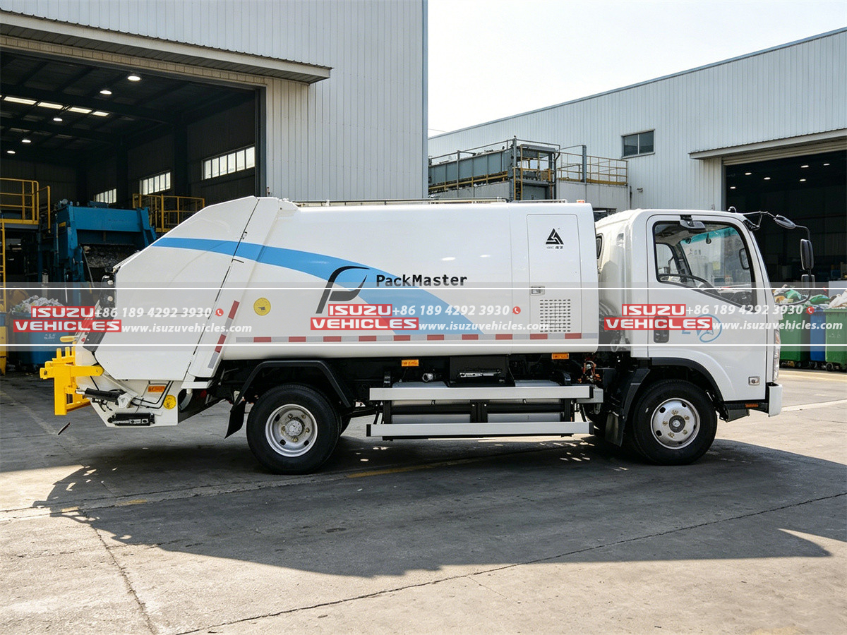 ISUZU 5 CBM Electric Garbage Truck Body ISUZU 5 CBM Electric Garbage Truck Body