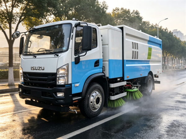 ISUZU 6 CBM Electric Road Sweeper Truck