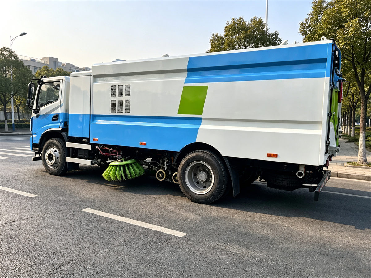 ISUZU 6 CBM Electric Road Sweeper Truck Body ISUZU 6 CBM Electric Road Sweeper Truck Body