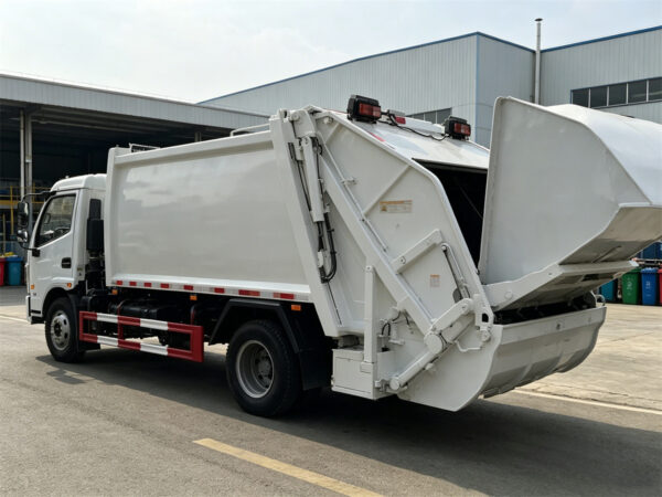 ISUZU 7 CBM Compactor Garbage Truck Back Left