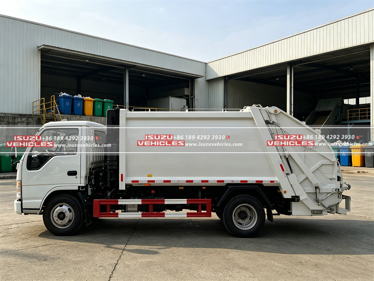 ISUZU 7 CBM Compactor Garbage Truck Body ISUZU 7 CBM Compactor Garbage Truck Body