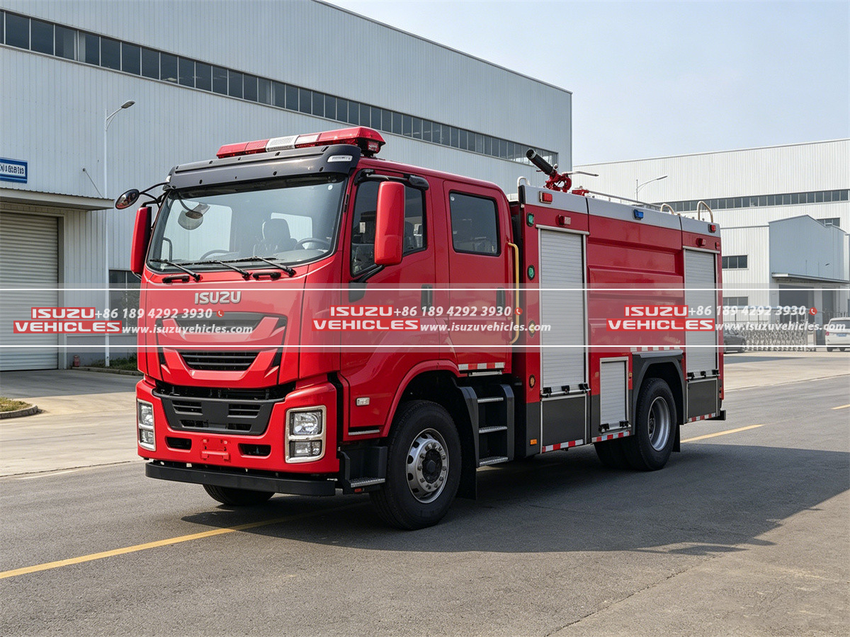 ISUZU 8 CBM Water Foam Fire Truck ISUZU 8 CBM Water Foam Fire Truck