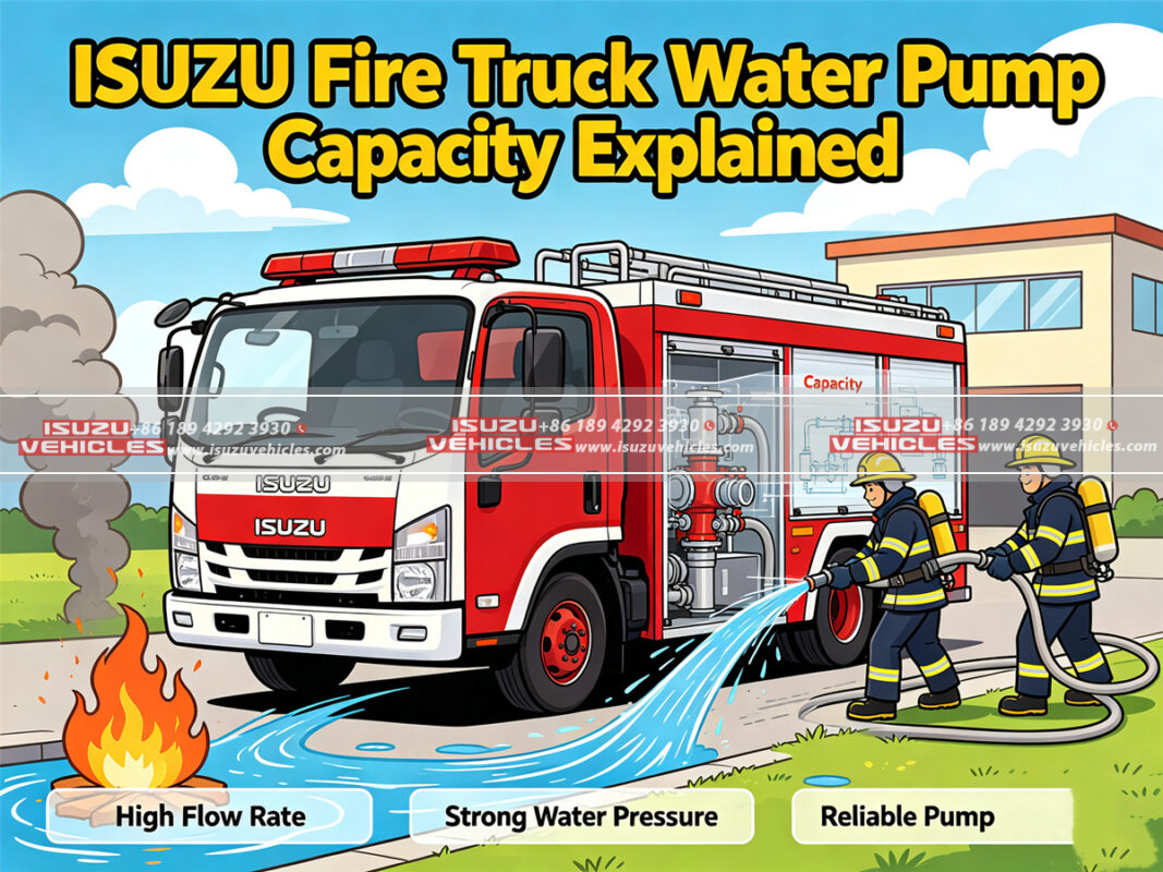 ISUZU Fire Truck Water Pump Capacity Explained