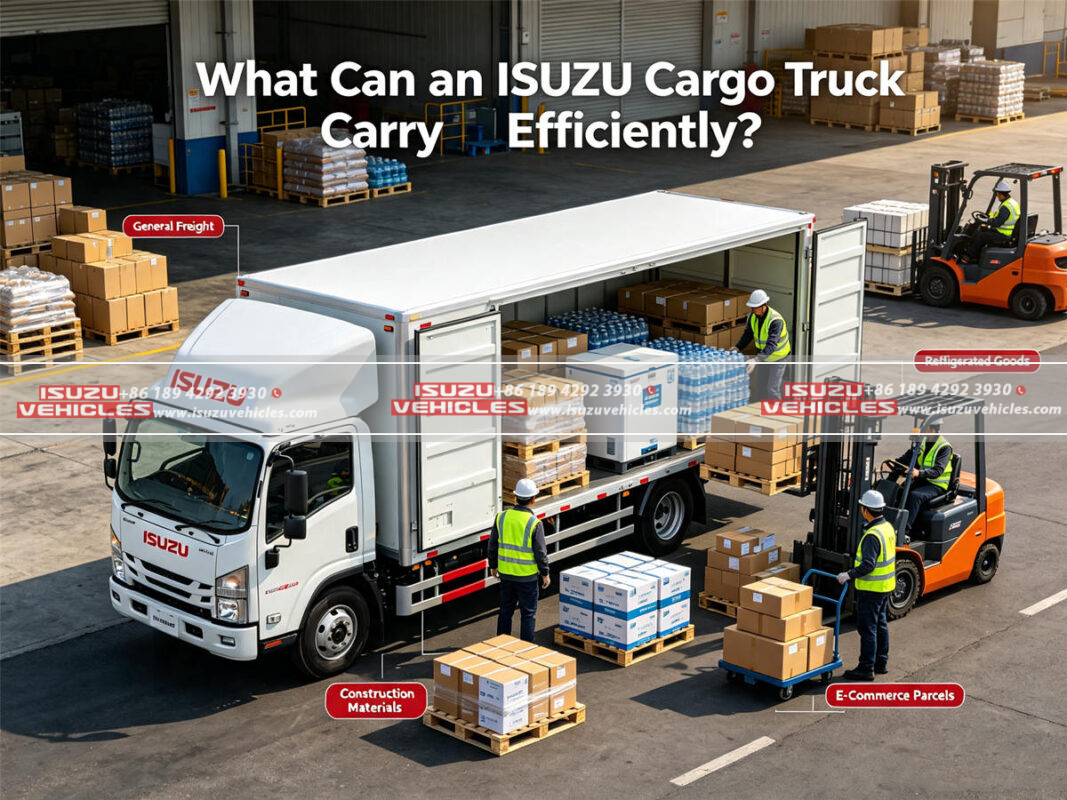What Can an ISUZU Cargo Truck Carry Efficiently