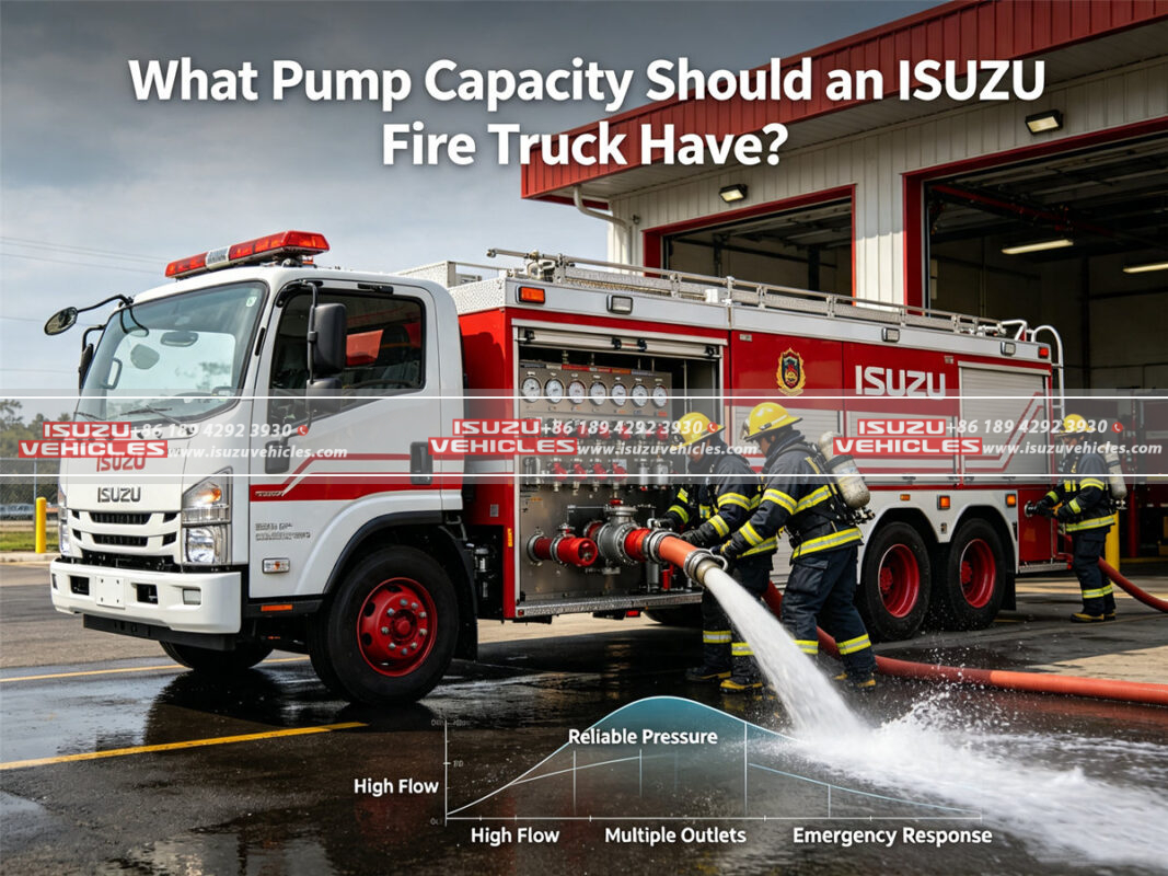 What Pump Capacity Should an ISUZU Fire Truck Have