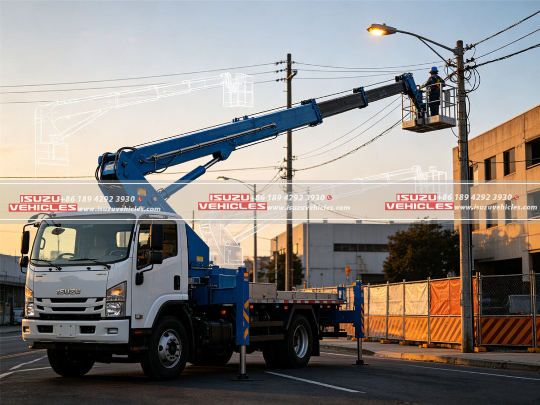 Which Boom Type Fits an ISUZU Bucket Truck Best?