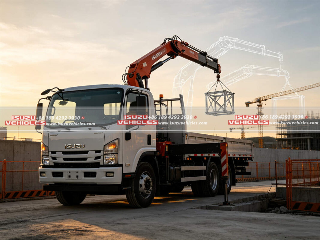 Which Crane Boom Is Best for an ISUZU Truck with Crane?