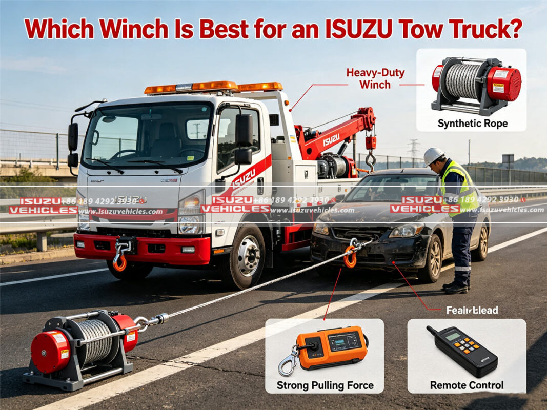 Which Winch Is Best for an ISUZU Tow Truck?