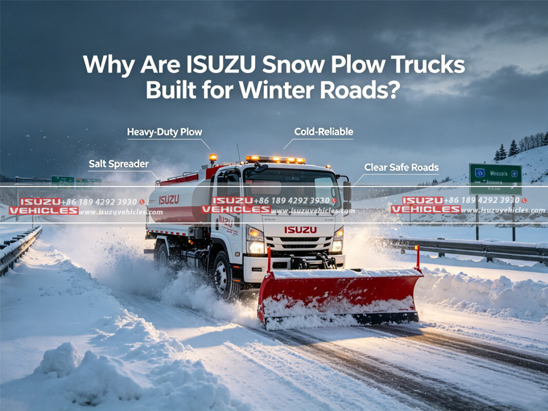 Why Are ISUZU Snow Plow Trucks Built for Winter Roads?