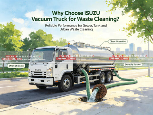 Why Choose ISUZU Vacuum Truck for Waste Cleaning