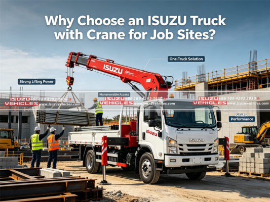 Why Choose an ISUZU Truck with Crane for Job Sites?