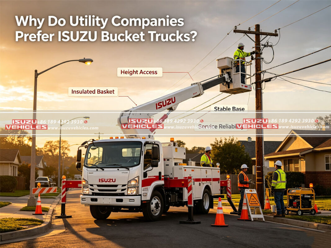 Why Do Utility Companies Prefer ISUZU Bucket Trucks?