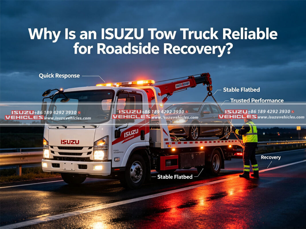 Why Is an ISUZU Tow Truck Reliable for Roadside Recovery?