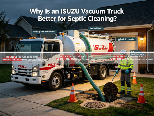 Why Is an ISUZU Vacuum Truck Better for Septic Cleaning