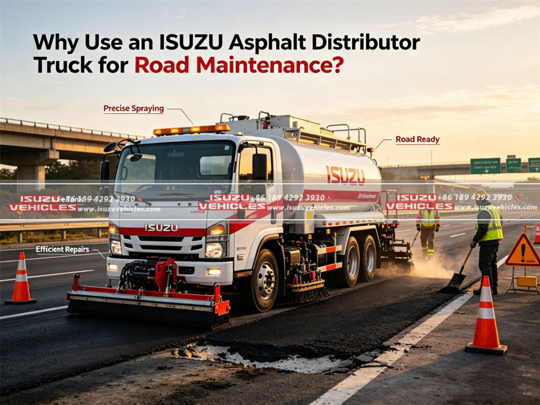 Why Use an ISUZU Asphalt Distributor Truck for Road Maintenance
