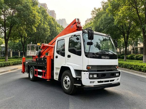 ISUZU 40M Telescopic Boom Lift Bucket Truck