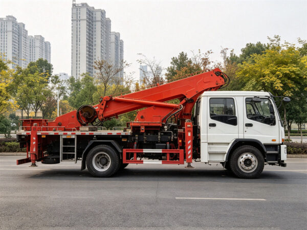 ISUZU 40M Telescopic Boom Lift Bucket Truck Body